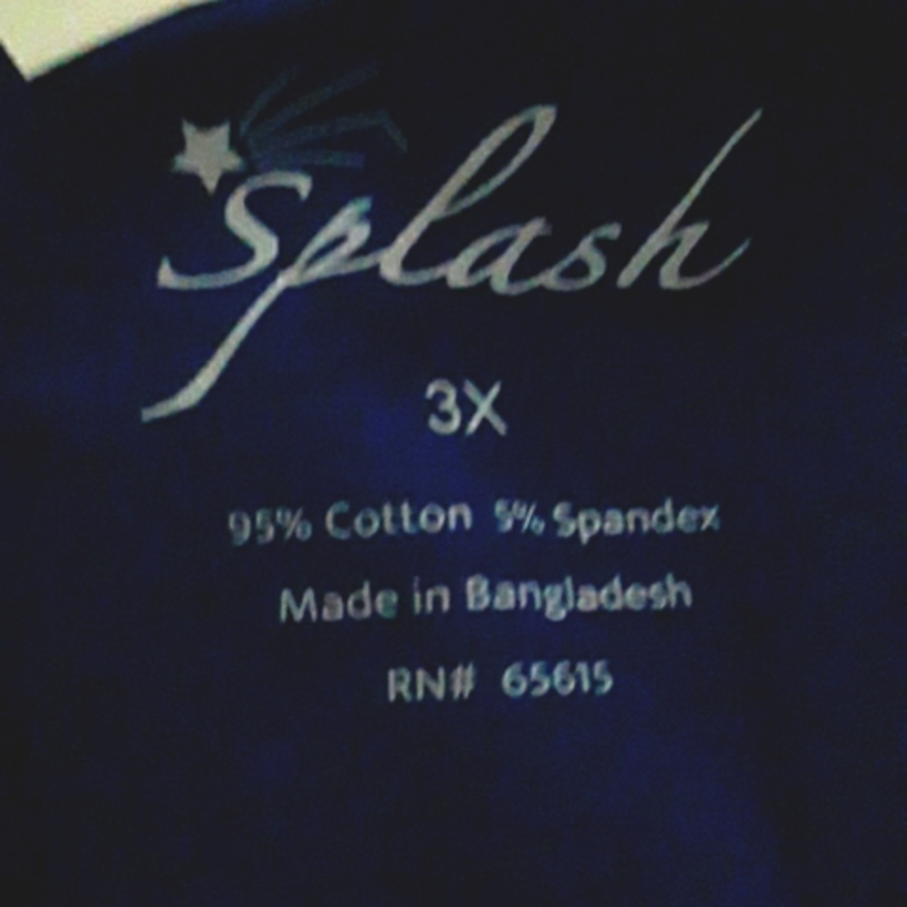 Splash Blue Tee - Picture 5 of 5